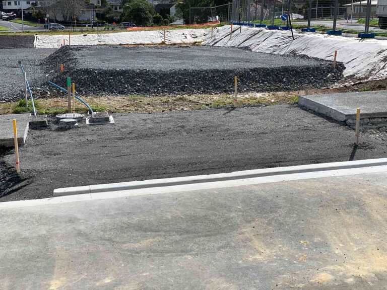 Driveway & House Pad